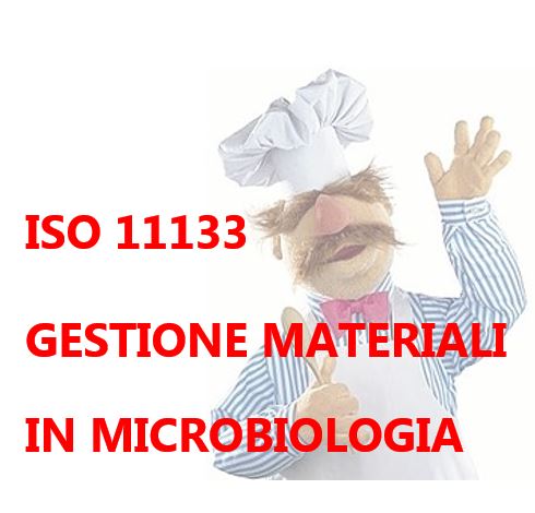 Corso “Gestione dei materiali nel laboratorio di microbiologia – ISO 11133” – FAD ONLINE DIFFERITA