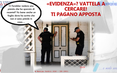 Chi è competente non richiede “evidenza”